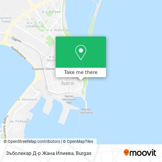 Зъболекар Д-р Жана Илиева map