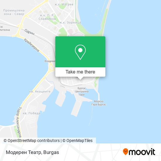 Модерен Театр map