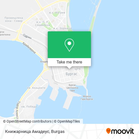 Книжарница Амадеус map