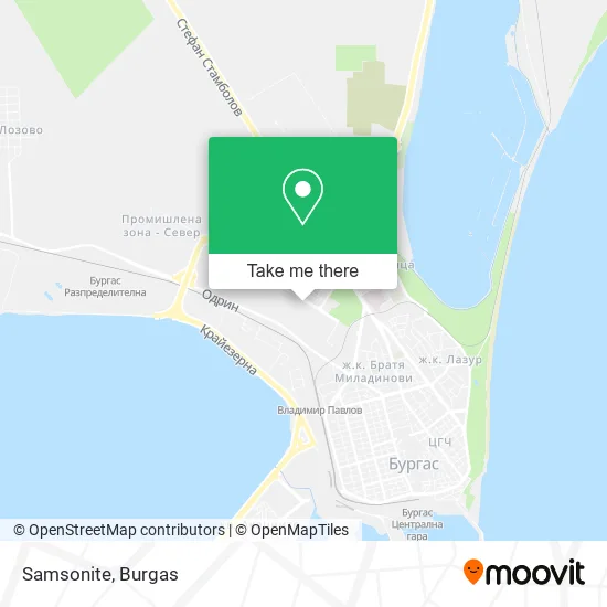 Карта Samsonite