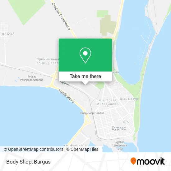 Карта Body Shop