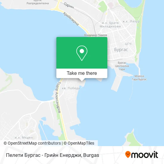 Карта Пелети Бургас - Грийн Енерджи
