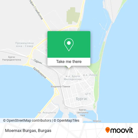 Карта Moemax Burgas