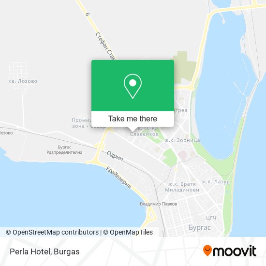 Perla Hotel map