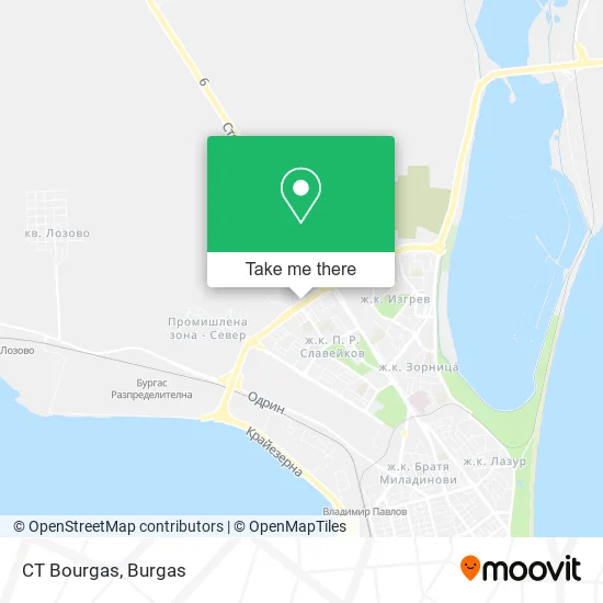 Карта CT Bourgas