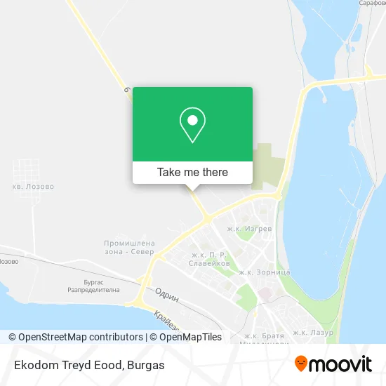 Карта Ekodom Treyd Eood
