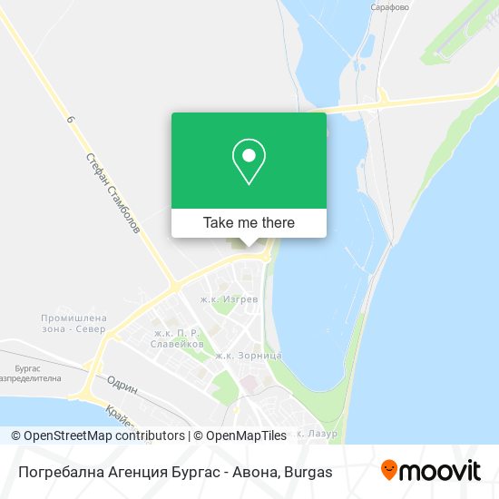 Погребална Агенция Бургас - Авона map