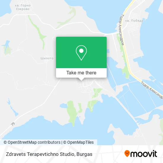 Карта Zdravets Terapevtichno Studio