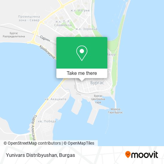 Карта Yunivars Distribyushan