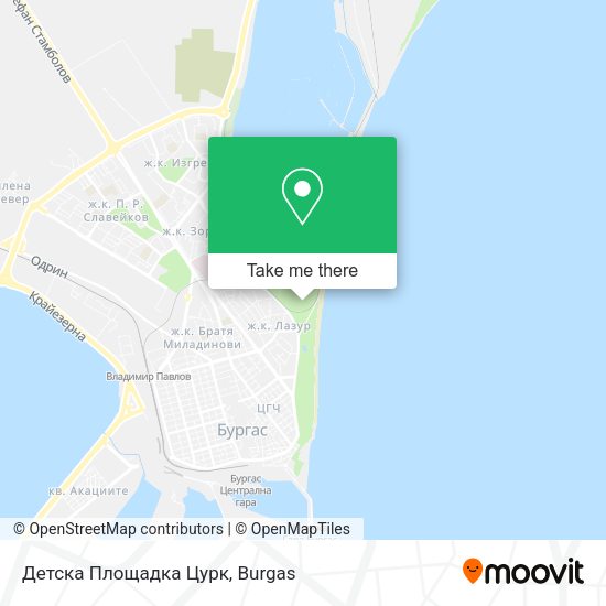 Карта Детска Площадка Цурк