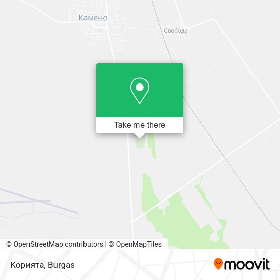 Карта Корията