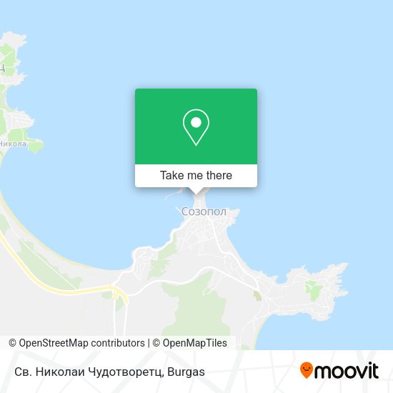 Карта Св. Николаи Чудотворетц