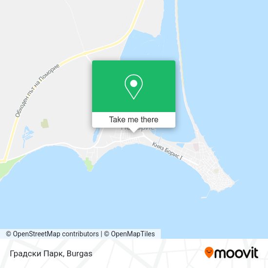 Карта Градски Парк