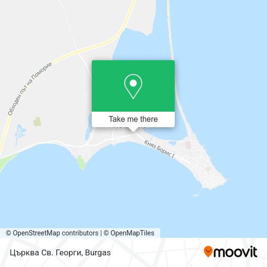 Карта Църква Св. Георги