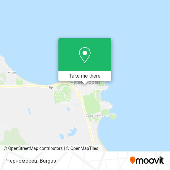 Карта Черноморец