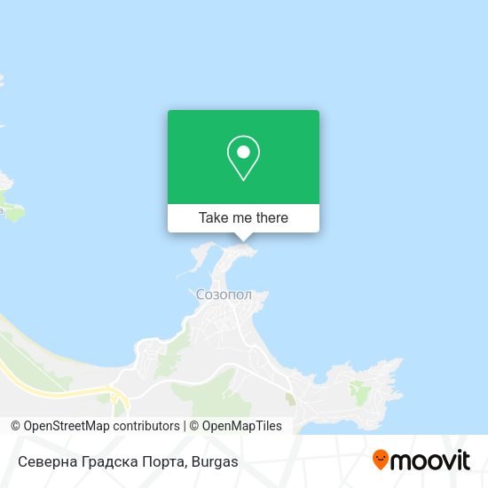 Карта Северна Градска Порта