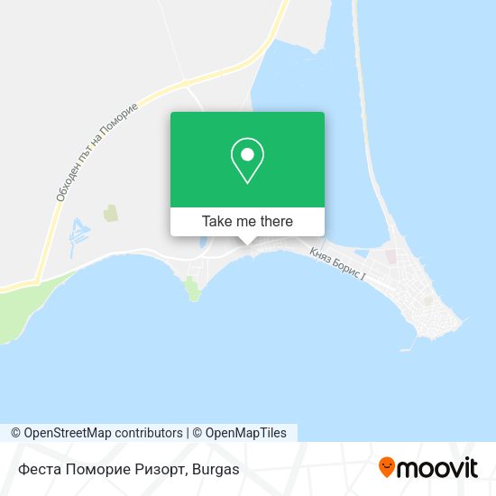 Карта Феста Поморие Ризорт
