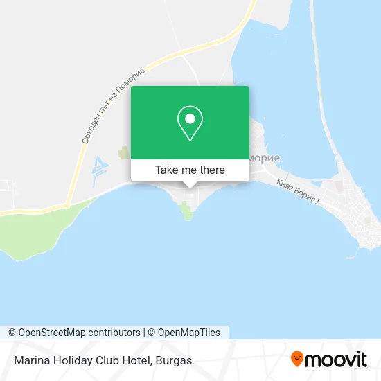 Карта Marina Holiday Club Hotel
