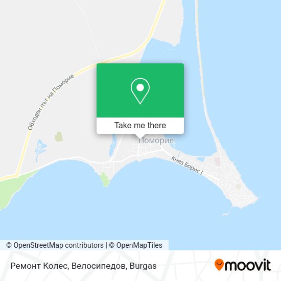 Карта Ремонт Колес, Велосипедов