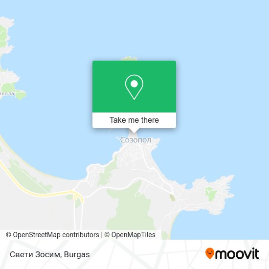 Карта Свети Зосим