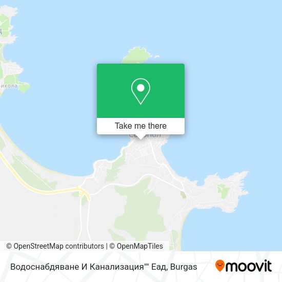 Карта Водоснабдяване И Канализация"" Еад