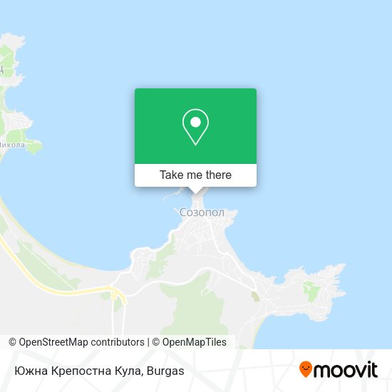 Карта Южна Крепостна Кула