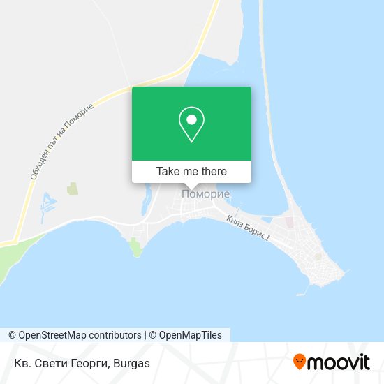 Карта Кв. Свети Георги