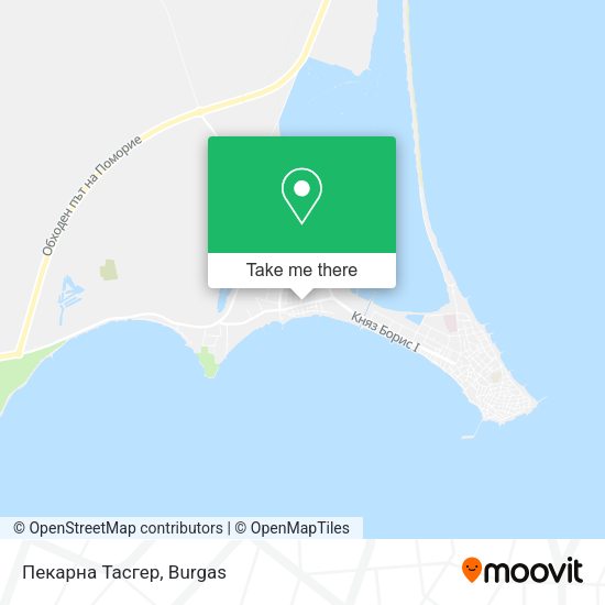 Карта Пекарна Тасгер