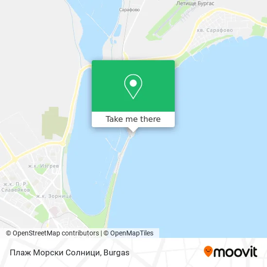 Карта Плаж Морски Солници