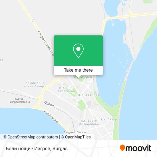 Карта Бели нощи - Изгрев
