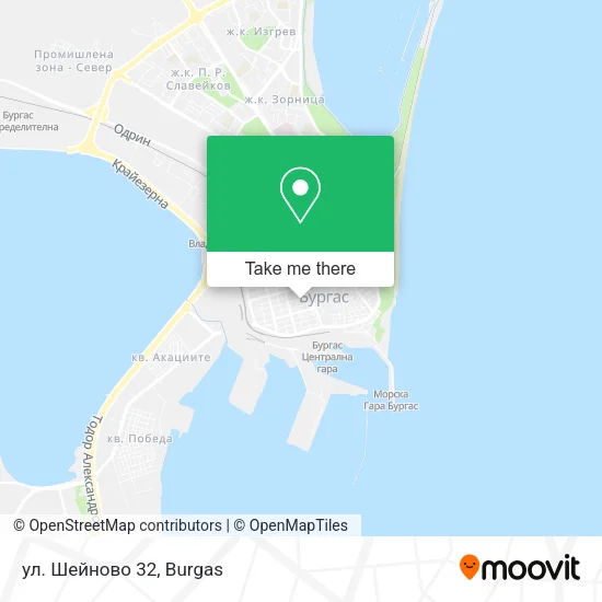 Карта ул. Шейново 32