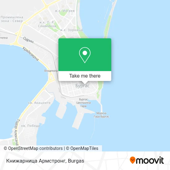 Карта Книжарница Армстронг