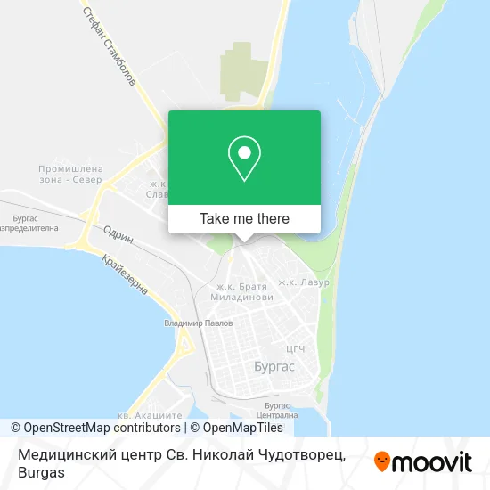 Карта Медицинский центр Св. Николай Чудотворец