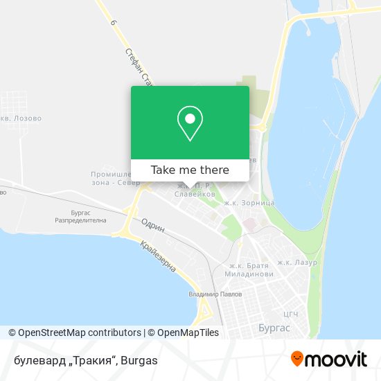 булевард „Тракия“ map