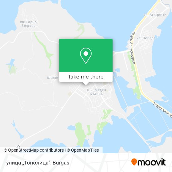 улица „Тополица“ map