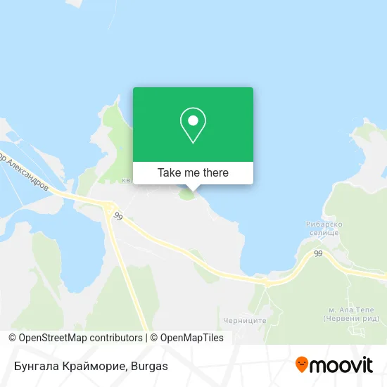 Карта Бунгала Крайморие