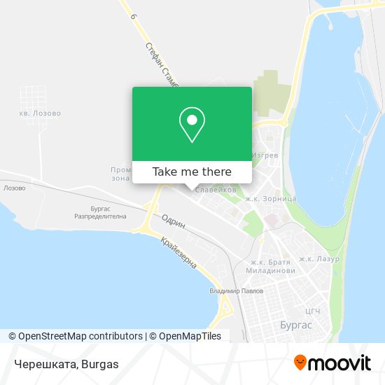 Черешката map