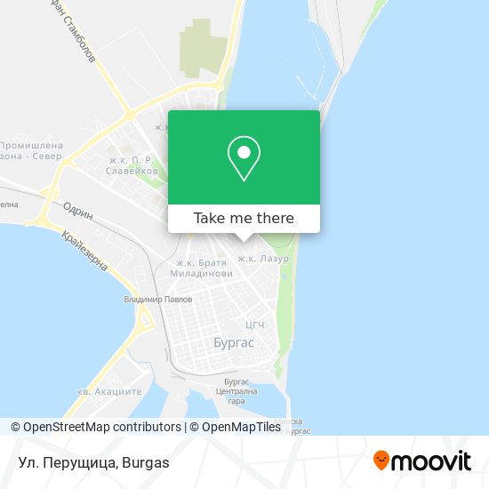 Ул. Перущица map