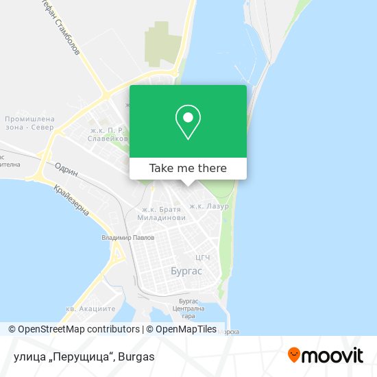 улица „Перущица“ map