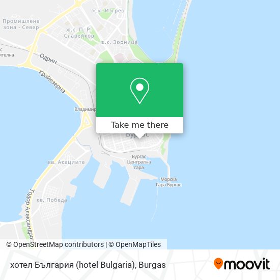 хотел България (hotel Bulgaria) map