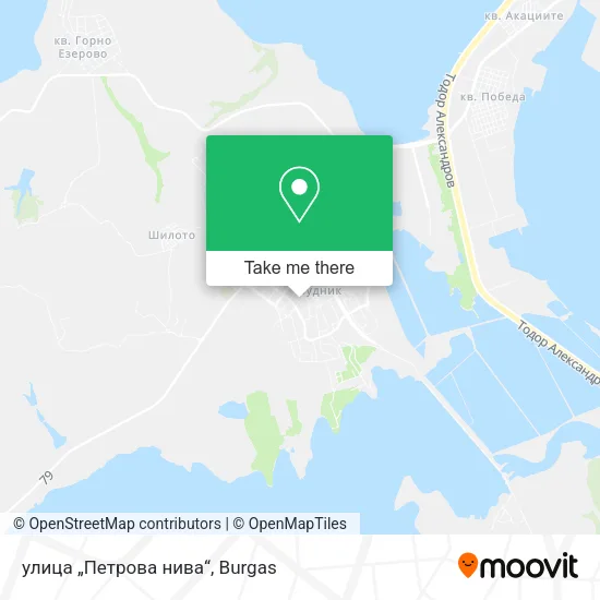 Карта улица „Петрова нива“