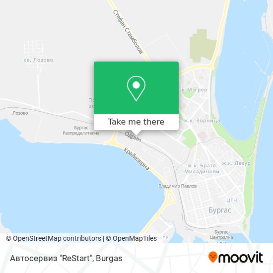 Карта Автосервиз "ReStart"