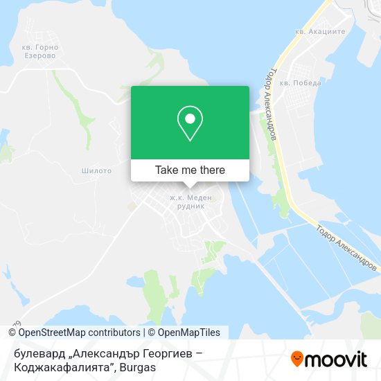 булевард „Александър Георгиев – Коджакафалията” map