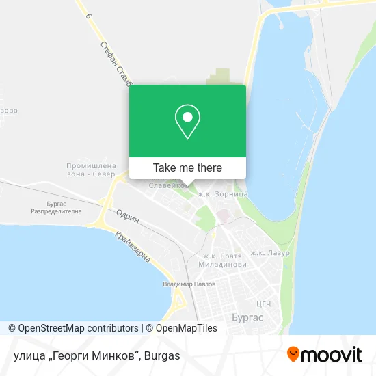 Карта улица „Георги Минков“