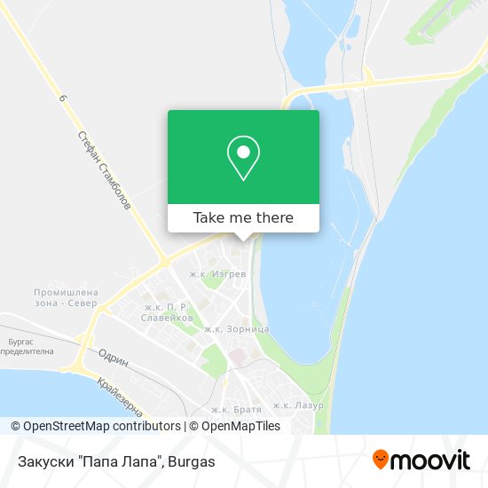 Закуски "Папа Лапа" map