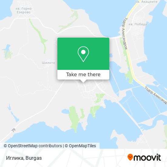 Иглика map