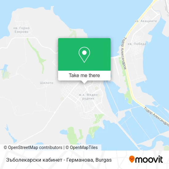 Карта Зъболекарски кабинет - Германова
