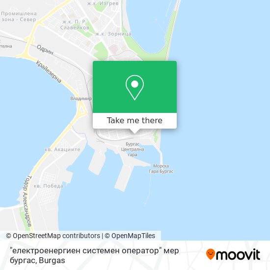 "електроенергиен системен оператор" мер бургас map