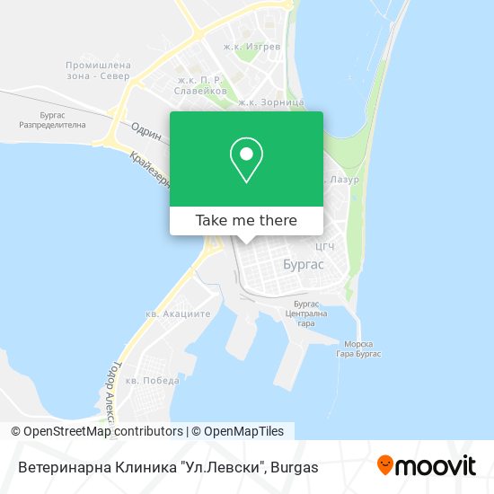 Ветеринарна Клиника "Ул.Левски" map