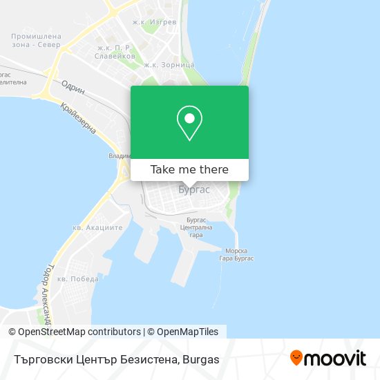 Търговски Център Безистена map